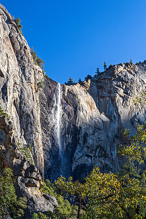 Bridal Veil Falls in Yosemite National Park