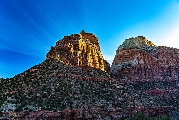Zion National Park Sandstone Peaks