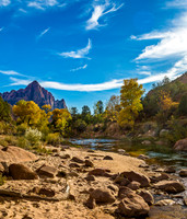 Zion National Park Autumn Scene