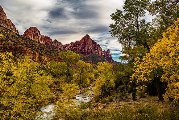 Zion Canyon Autumn