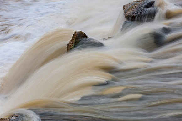 Flowing Water Over Rocks