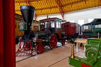 Pioneer Steam Locomotive in Museum