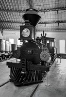 Vintage Steam Locomotive Display
