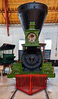 Vintage Steam Locomotive Display