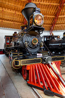 Historic Steam Locomotive Front View