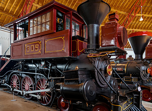 Historic B&O Railroad Locomotive "305"