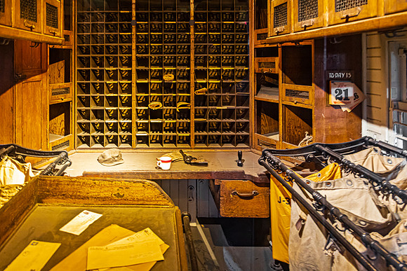 Vintage Post Office Interior