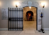 Crypt Entrance and Memorial Plaque
