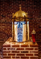 Golden Tabernacle and Votive Candle