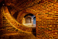 Ancient Brick Archway and Tunnel