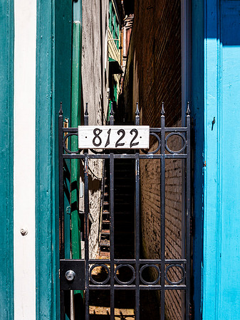 Alleyway Gate with Number