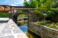 Stone Arch Bridge Over Canal