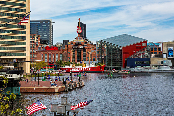 Baltimore Inner Harbor Panorama