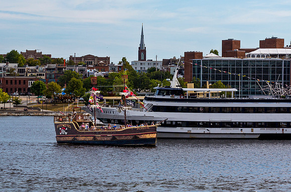 Pirate Boat in Baltimore Harbor