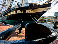 USS Constellation and Baltimore Inner Harbor