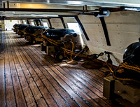 Cannons on USS Constellation Deck