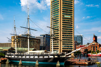 USS Constellation at Inner Harbor