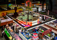 Busy Indoor Market Scene