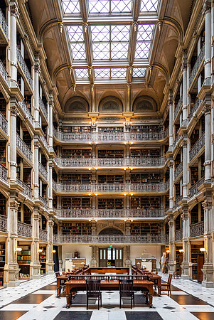 George Peabody Library Interior