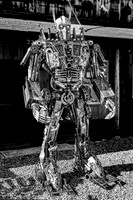 Robot Sculpture in Bethlehem, NH