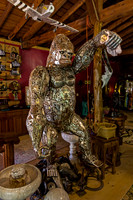 Recycled Metal Gorilla Sculpture