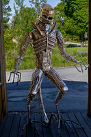 Xenomorph Metal Sculpture