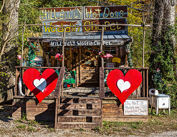 Hillbilly Hot Dogs and Wedding Chapel