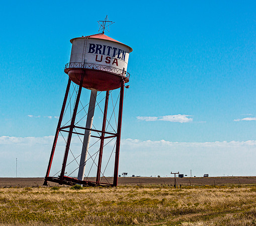 Britten Leaning Water Tower, Texas