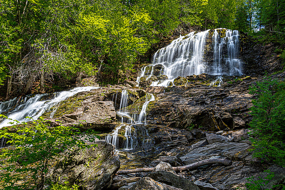 Multi-tiered Waterfall Landscape