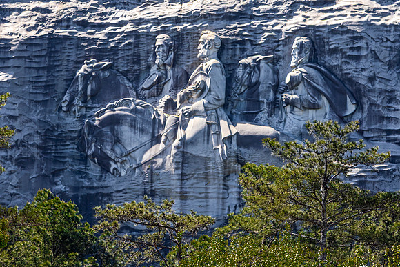 Stone Mountain Confederate Memorial Carving