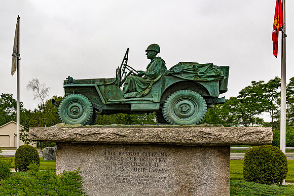 World War II Memorial in Bangor