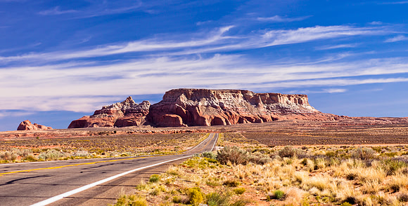 Desert Road to Mesas